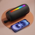 Parlante Inalámbrico BWOO Portable Bluetooth con Luces RGB - Imagen 2