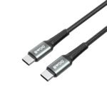 Cable de Datos y Carga BWOO USB-c a USB-c con malla- 65W -1M - Imagen 2