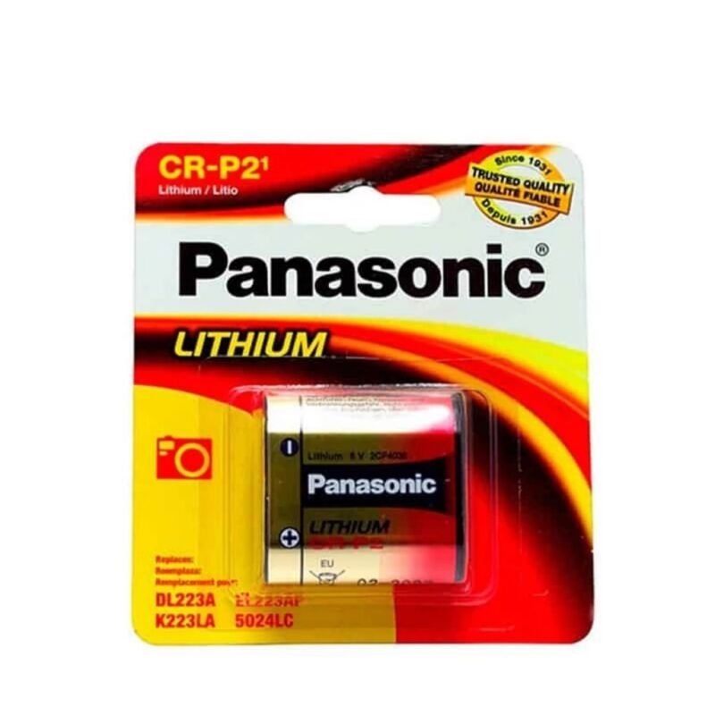 Batería 6V Litio CR-P2 para Cámaras PANASONIC