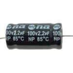 Condensador Electrolítico No Polarizado 2.2 Uf X 100VOLT.- BCP-2.2 - Imagen 2