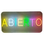 Cartel Neon de LED Abierto - Imagen 2
