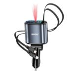 Cargador de coche BWOO de 120W 4 en 1 con luz estrellada y 2 cables retráctiles. - Imagen 2