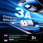 Cable de Datos y Carga BWOO Lightning 15W Data Transfer 480MBPS - Imagen 2
