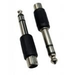 Adaptador de Audio Plug 1/4 (6,5m) stereo a Jack RCA MIYAKO USA - Imagen 3