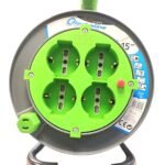 Alargue Electraline 15 Metros con Carrete 4 Schuko + Tierra - Imagen 3