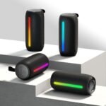 Parlante Inalámbrico BWOO Portable Bluetooth con Luces RGB - Imagen 3