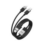 Cable de Datos y Carga BWOO Lighting y C a USB C Silicona Liquida - 1.2 Metros - Imagen 3