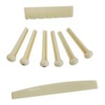 Set SAINZ Blanco Puente de Pines para Guitarra - Imagen 3