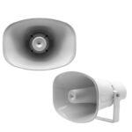Altavoz Activo DSPPA Corneta Plástica Resistente a la Intemperie 12X7" 15W