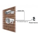 Altavoz Activo DSPPA Corneta Plástica Resistente a la Intemperie 12X7" 15W - Imagen 3
