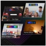 Pantallas LED inteligentes con Bluetooth, módulo LED RGB, sticker matriz de letreros, panel LED de píxeles, letrero desp - Imagen 3