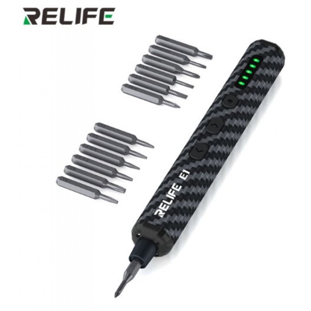 productos34_706949.jpg Destornillador de Precision RELIFE Fibra de Carbono a Batería - Imagen 1