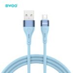 Cable de Datos y Carga BWOO Microusb a USB Silicona Liquida - 3Ah 1 Metro - Imagen 4
