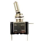 Llave de palaca MIYAKO USA On-off 3 Patas con luz LED 12V DC 25Amp. SPST
