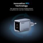 Cargador BWOO 45W con dos puertos USB-C y tecnología GaN - Imagen 5