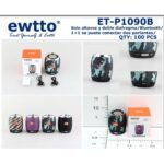 Parlante EWTTO Portable Inalámbrico Bt USB/tf/fm/ - Imagen 4