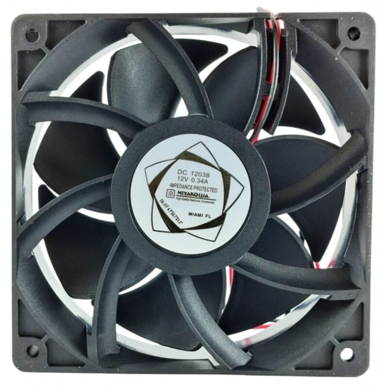 Turbina MIYAKO USA Fan Cooler 12V 120 x 120 x 38 mm Plástica