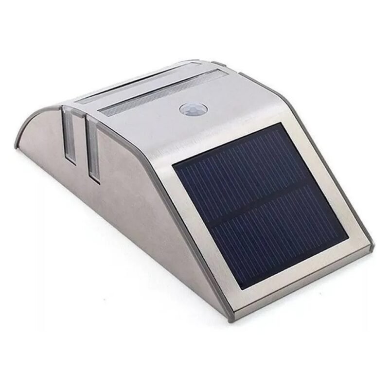 Foco LED Solar de Acero Inoxidable Wall Light
