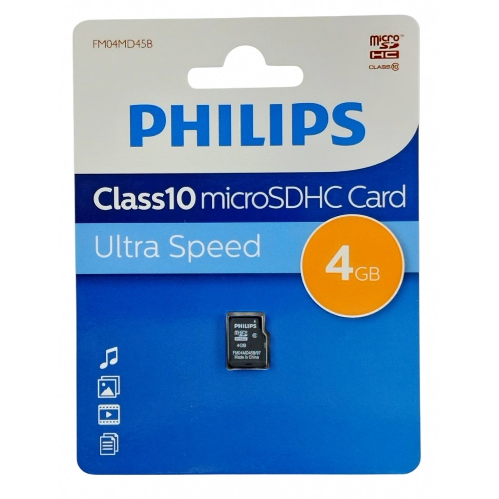productos34_708334.jpg Memoria PHILIPS Micro Sd 4GB Clase 10 MICSD-4C10 - Imagen 1