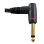 Cable Profesional FEUR Jack Rca a Plug 1/4" Mono en L - 90 cm - Imagen 3