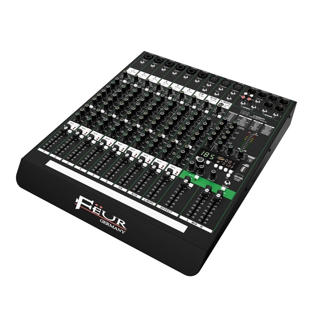 productos34_708563.jpg Consola FEUR Mezcla Audio Link 10 Canales Pro con USB - Imagen 1