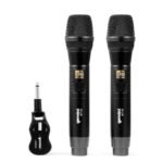 Juego GEMINI de 2 Micrófono Inalámbrico Uhf 512-537.5MHZ