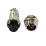 Conector GX12 3 Pin (el Juego) Macho/ Hembra