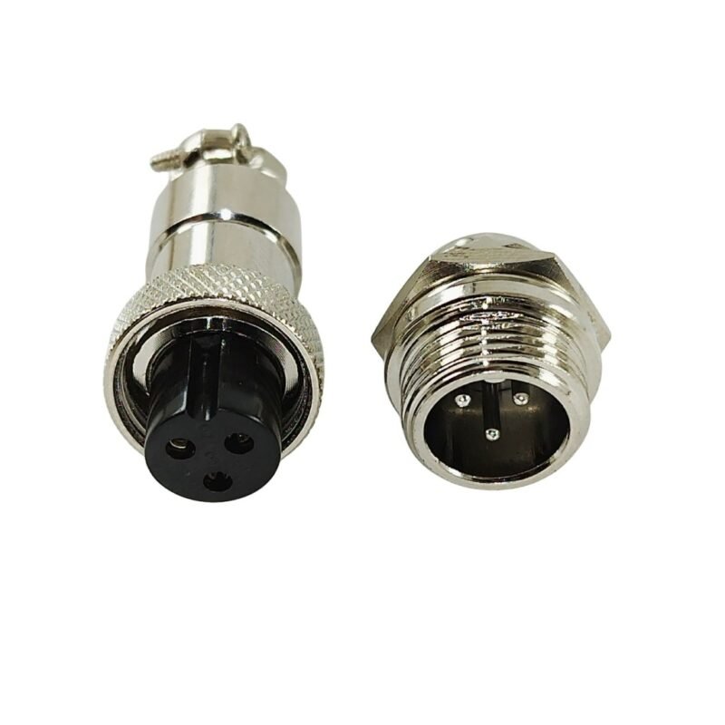 Conector GX12 3 Pin (el Juego) Macho/ Hembra