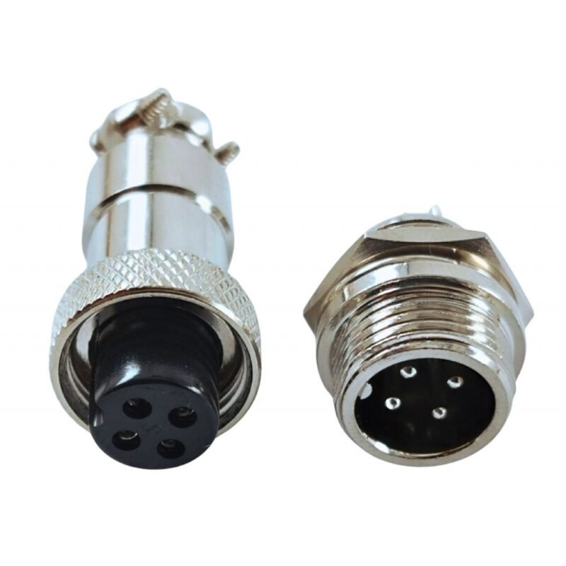 Conector GX12 4 Pin (el Juego) Macho / Hembra