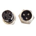 Conector GX16 3PIN (el Juego) Macho / Hembra Chasis - Imagen 2