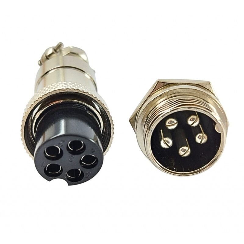 Conector GX20 5PIN (el Juego) Macho / Hembra
