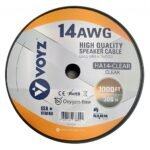 Rollo VOYZ Cable para Parlante 14 Gauge- 306 Mts - Transparente