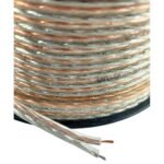 Rollo VOYZ Cable 100% Cobre para parlante 76.3 Metros Transparente MM (18 Gauge) - Imagen 3
