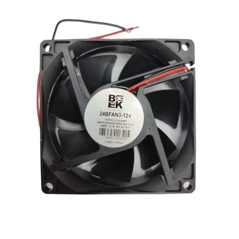 Ventilador BK Turbina Fan Cooler 12V 80x80x25 mm