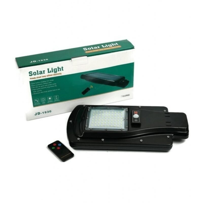 Foco LED 30W Solar con Sensor y Control Remoto