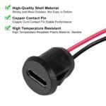 Jack THEONE DC USB type C para chasis con colillas
