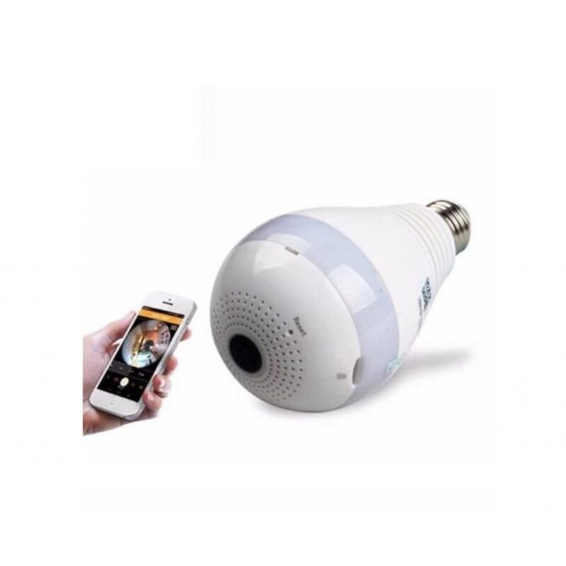 Cámara Panoramica con Micrófono WiFi Imitacion Lámpara