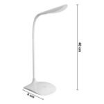 Lámpara Recargable de Mesa 3 Toques Blanco Frio 4W - Imagen 3