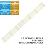 Backlight Set 3 Piezas Tira de LED para TV LG 32 3V THEONE - Imagen 5