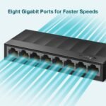 Switch de Red TP-LINK 8 Bocas Gigabit Lite Wave LS1008G - Imagen 3