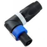Conector VOYZ Speakon macho en ángulo codo, 4 polos, en forma de L - Imagen 2