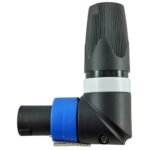 Conector VOYZ Speakon macho en ángulo codo, 4 polos, en forma de L - Imagen 3