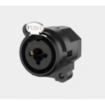 Conector ROXTONE Jack Zócalo Doble Propósito XLR / 1/4" 6.3 mm RC6FS combinado XLR y 6,3 mm