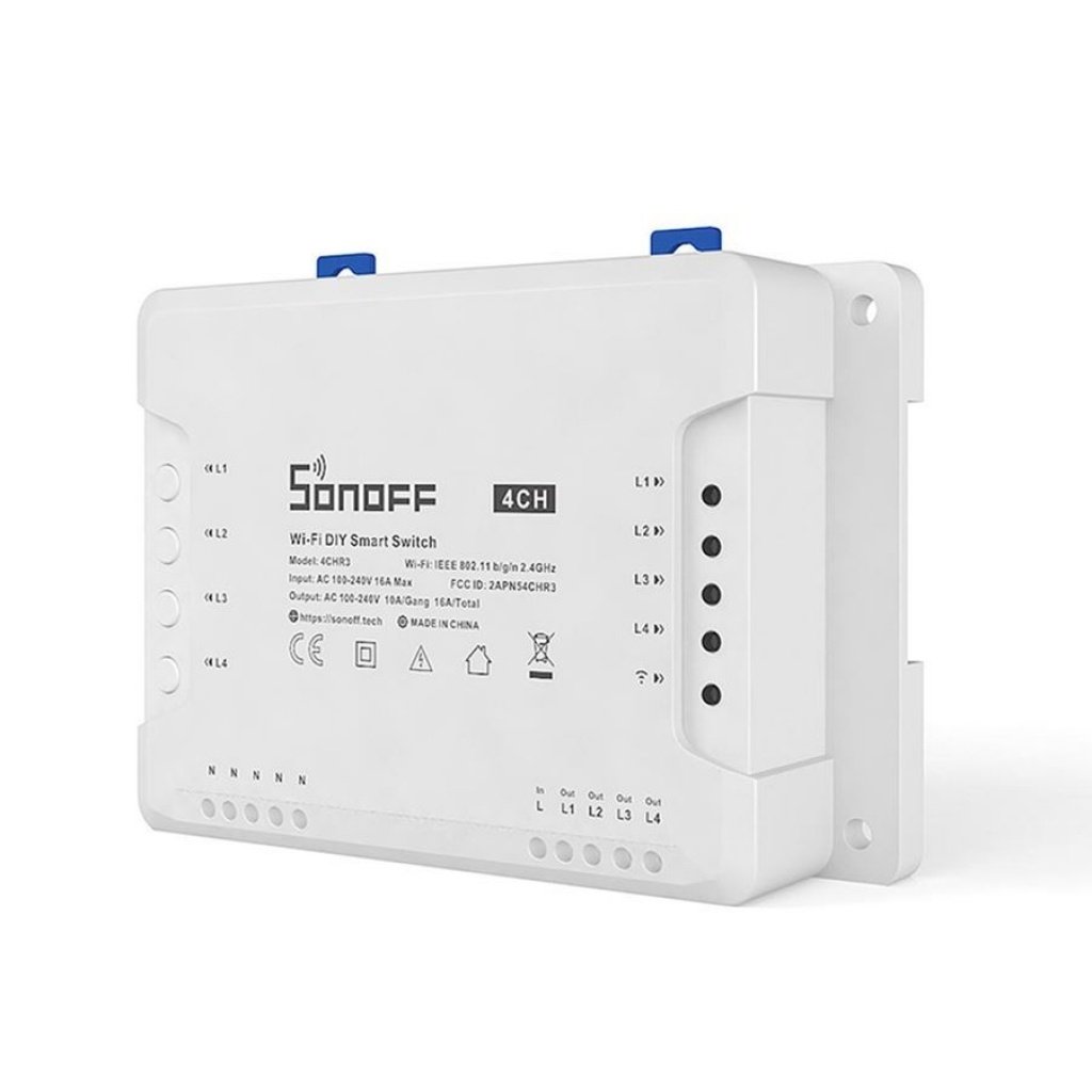 productos34_711963.jpg 4CHR3 - Interruptor Inteligente Sonoff 4 Canales R3 WiFi SONOFF - Imagen 1