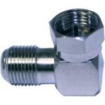 Adaptador MIYAKO USA F Macho/hembra de Rosca en Angulo 90°