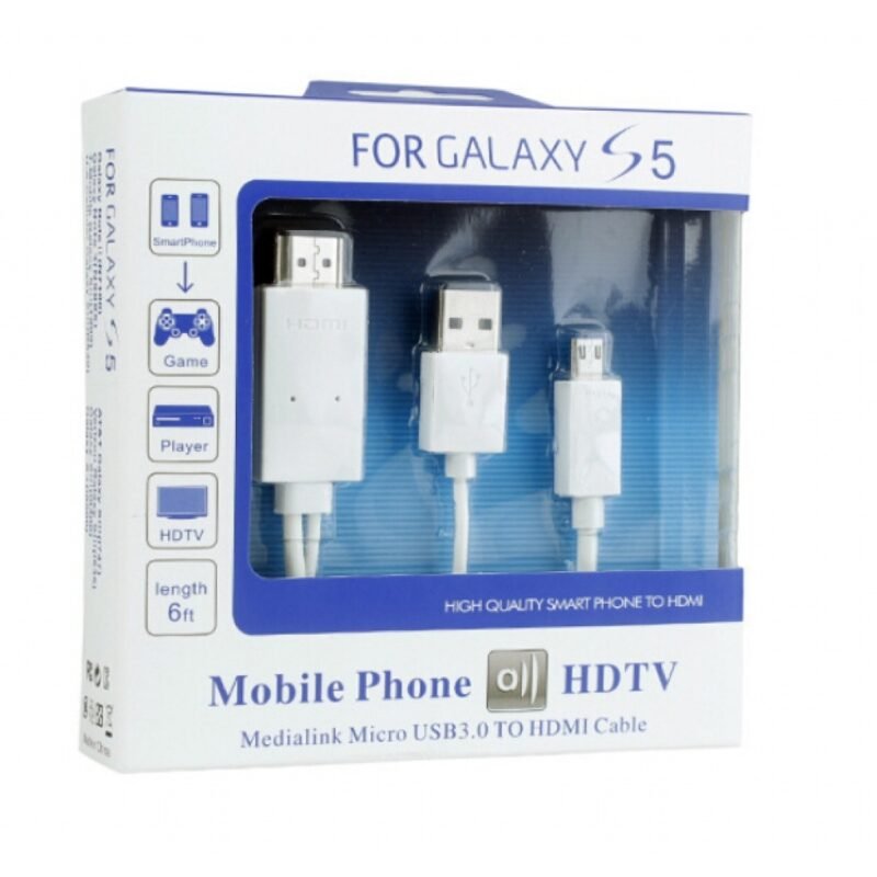 Cable Adaptador MHL Micro USB a HDMI para SAMSUNG