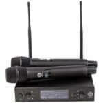 Juego BLASTKING de 2 Microfonos Inalámbricos de Mano Uhf