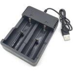 Cargador Universal USB para Baterías de Litio 4.2V Recargables 18650