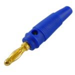 Plug MIYAKO USA Banana de Goma Azul con Tornillo
