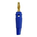 Plug MIYAKO USA Banana de Goma Azul con Tornillo - Imagen 2